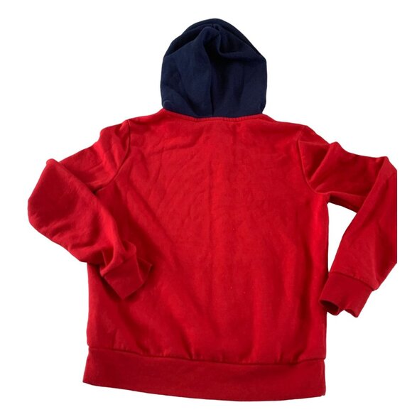 Pink Victorias Secret Womens Size Small Red Long Sleeve Pullover Hoodie Hooded S - Picture 4 of 5